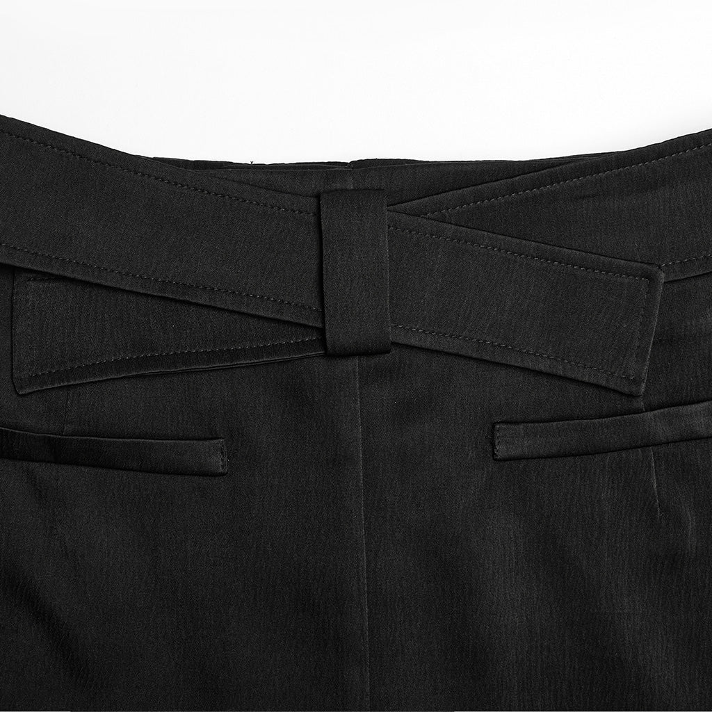 Cross strap mid waist long skirt OPQ-1431BQF - Punk Rave Original Designer Clothing