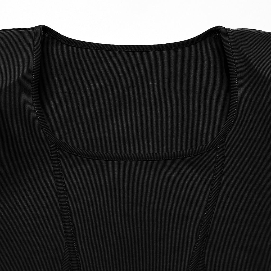 Square neckline A line long dress OPQ-1440LQF - Punk Rave Original Designer Clothing