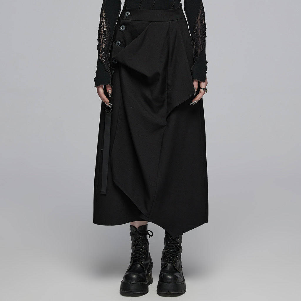 Irregular Geometry Deconstructed Skirt OPQ-1441BQF - Punk Rave Original Designer Clothing