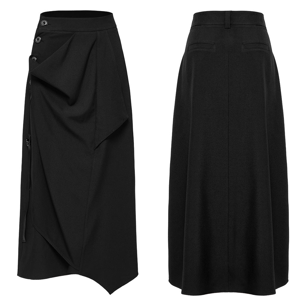 Irregular Geometry Deconstructed Skirt OPQ-1441BQF - Punk Rave Original Designer Clothing