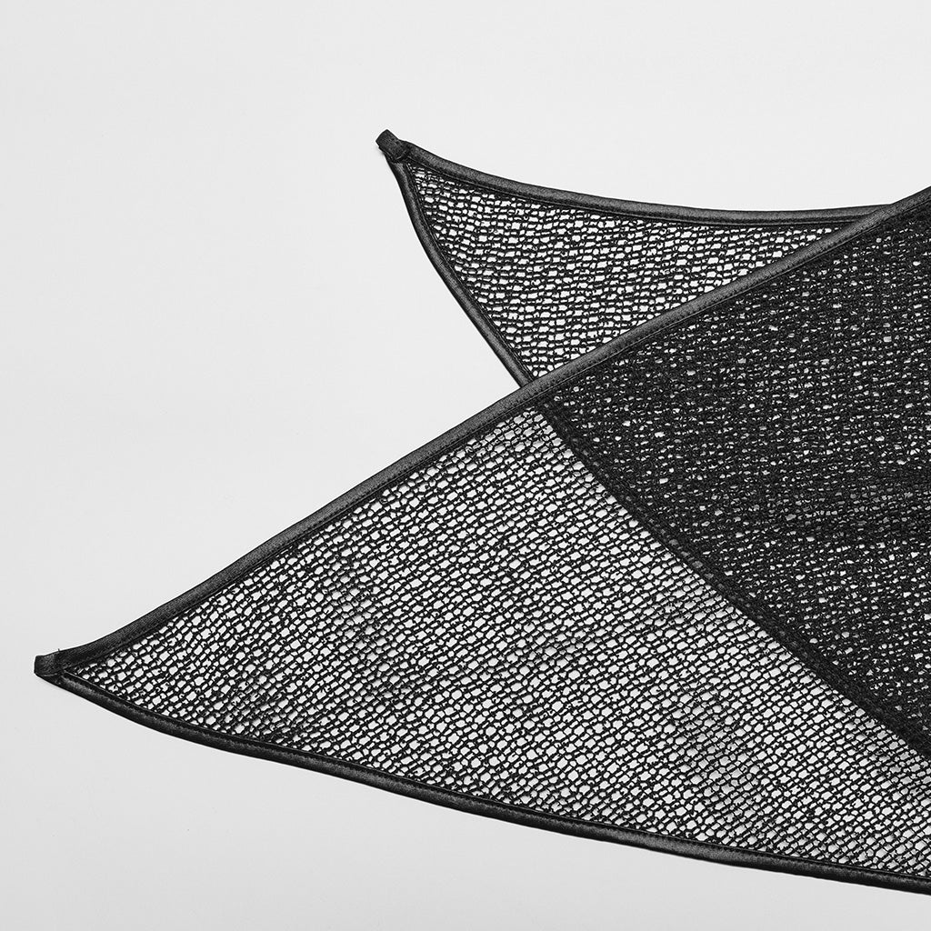 Hooded mesh scarf OPS-295WJF