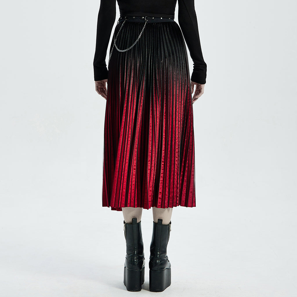 PUNK velvet skirt WQ-529BQF - Punk Rave Original Designer Clothing