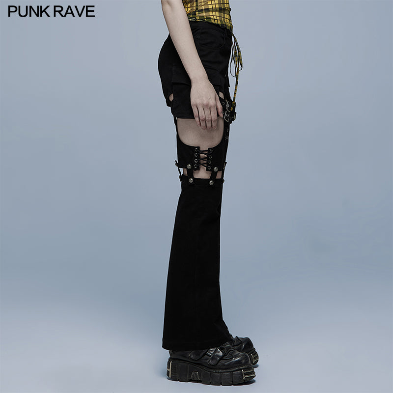 WK-486XCF Punk stylish long pants
