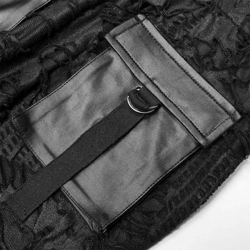 WK-492DQF Daily Gothic Ragged Leggings