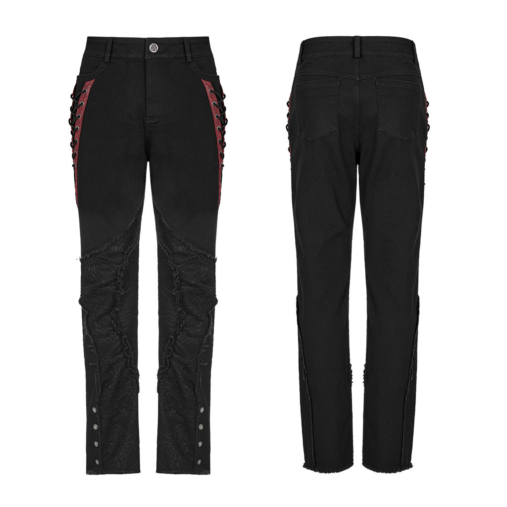 Punk spider mesh Men pants WK-553XCM - Punk Rave Original Designer Clothing
