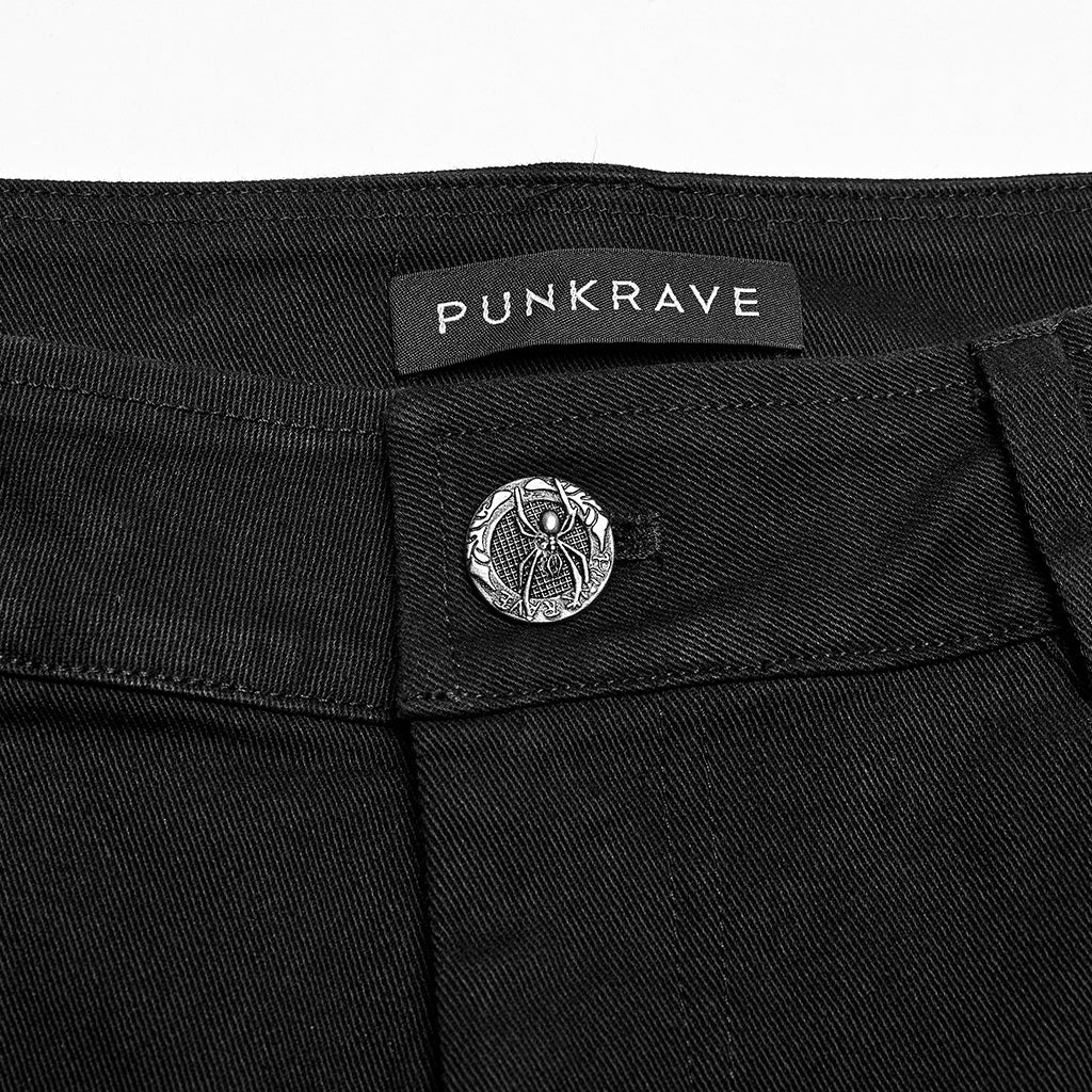 Punk spider mesh Men pants WK-553XCM - Punk Rave Original Designer Clothing