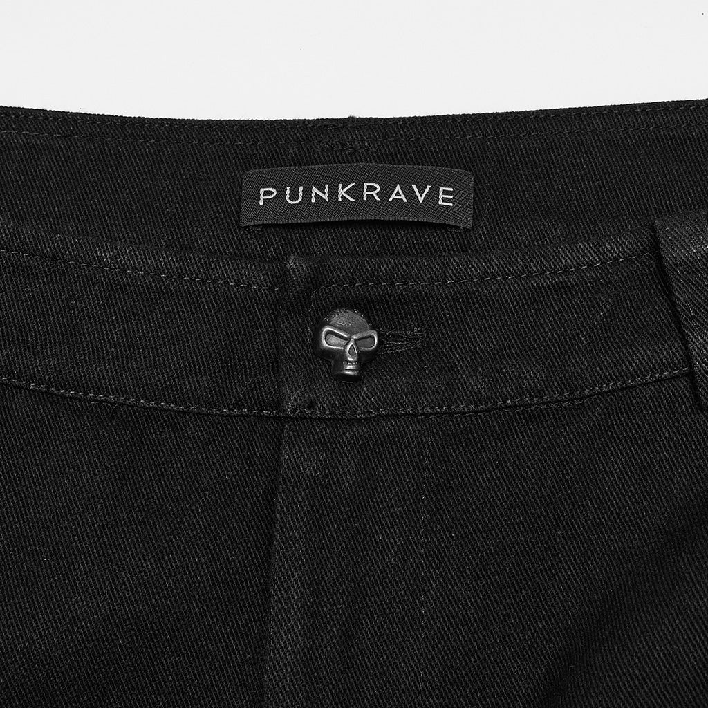 Doomsday Ripped Pants WK-557NCM - Punk Rave Original Designer Clothing