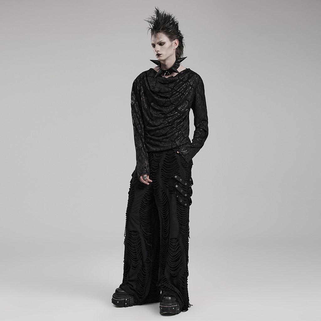 Gothic loose decadent trousers WK-599XCM - Punk Rave Original Designer Clothing