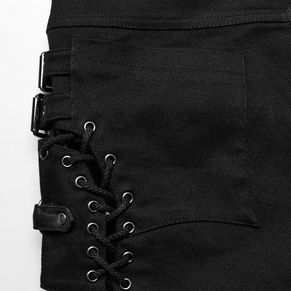 Punk low waist shorts WK-616