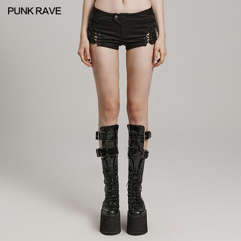 Punk low waist shorts WK-616
