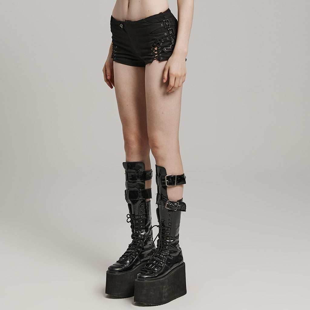 Punk low waist shorts WK-616