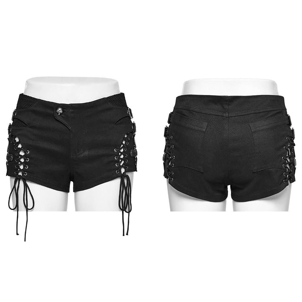 Punk low waist shorts WK-616