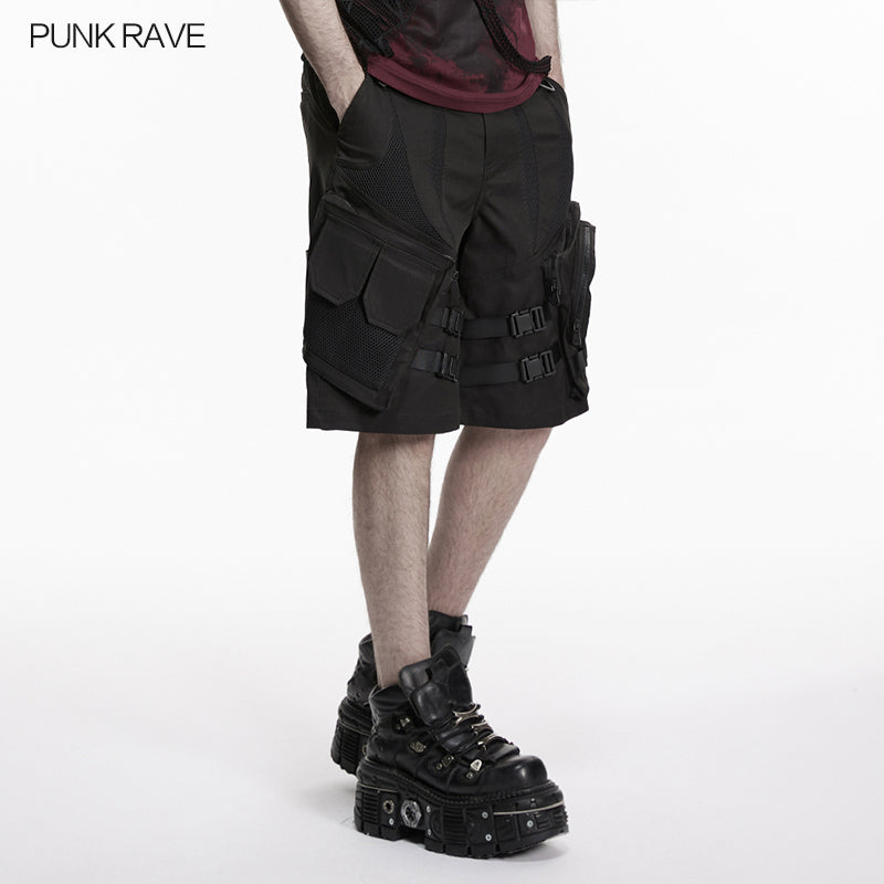 Punk street functional shorts WK-813