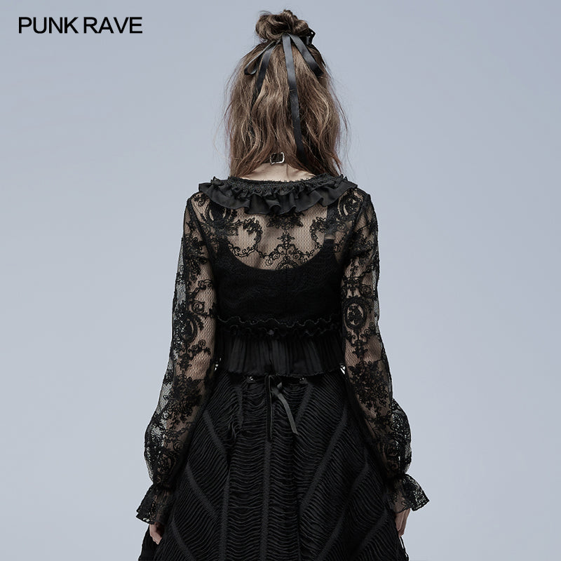 WLY-101CCF Lolita perspective Long Sleeve Shirt