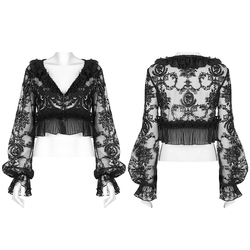 WLY-101CCF Lolita perspective Long Sleeve Shirt