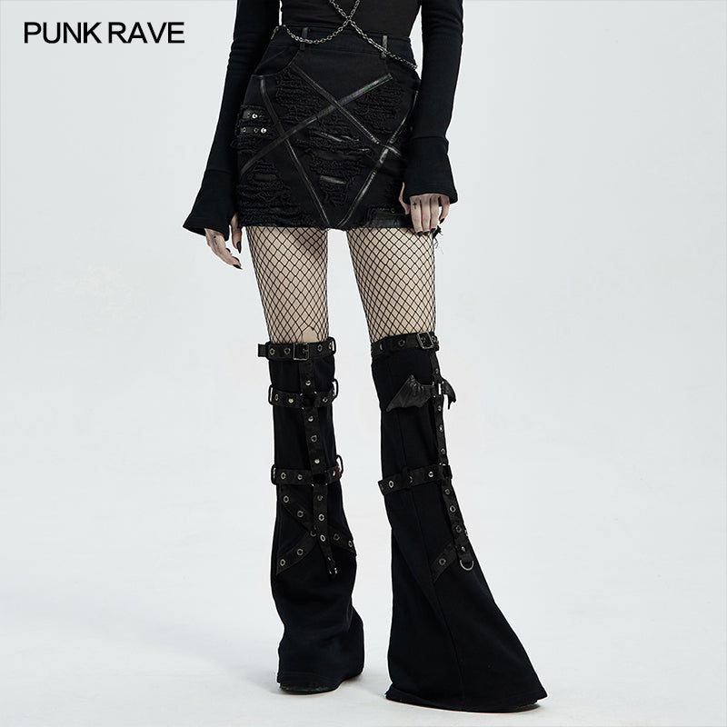 WQ-537BQF Gothic decadent womens skirt
