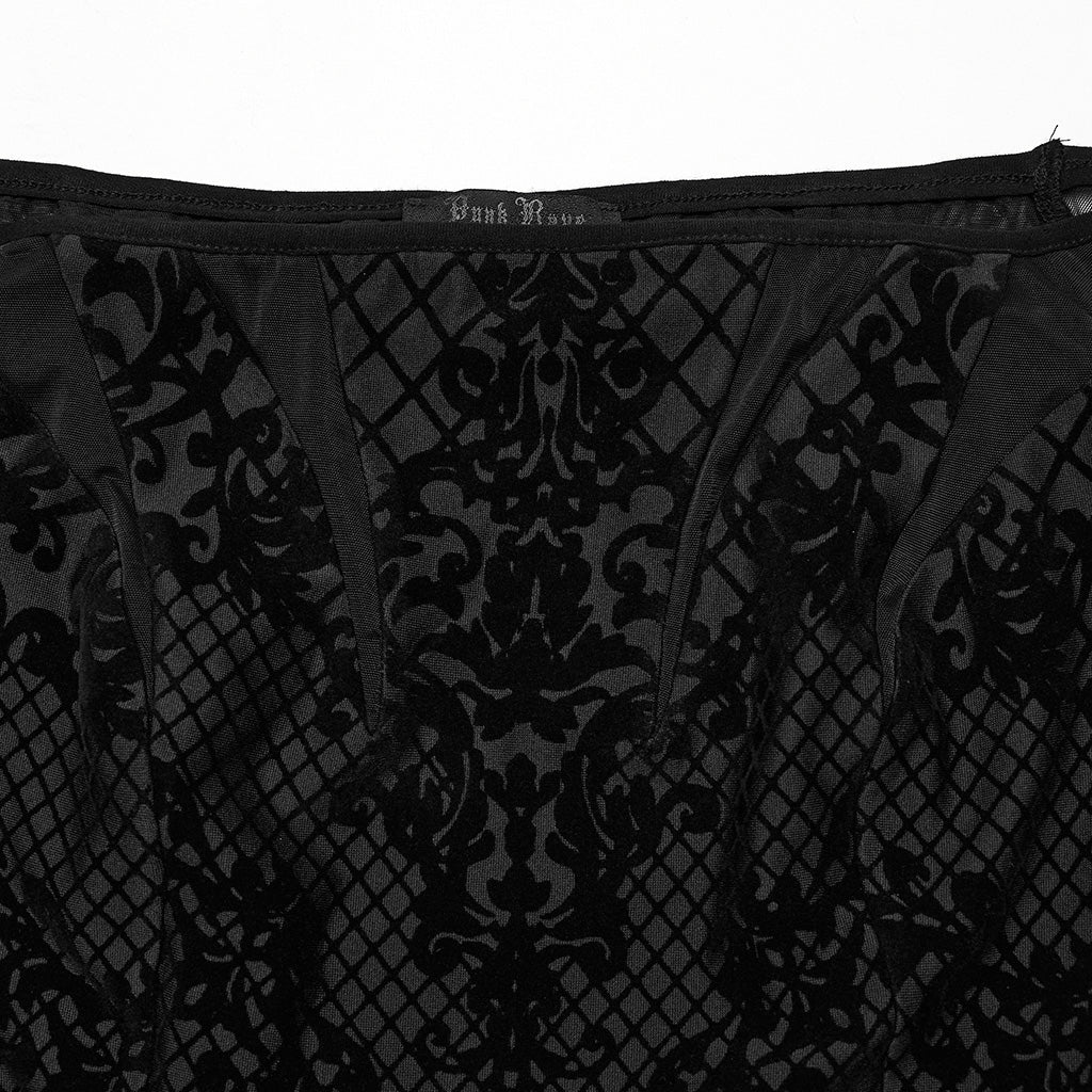 Gothic Sexy Split Dress WQ-651LQF - Punk Rave Original Designer Clothing