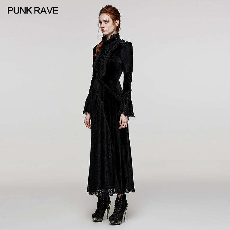 WQ-661LQF Gothic Daily velvet Dress