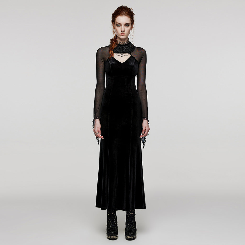 Goth Gorgeous Dress WQ-666LQF - Punk Rave Original Designer Clothing