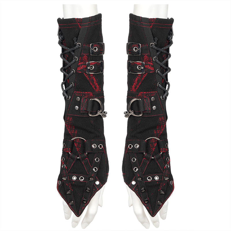 WS-479SSF Punk heavy metal open line gloves