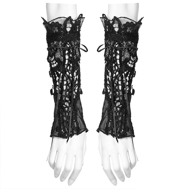WS-484SSF Gothic hollow out applique gloves