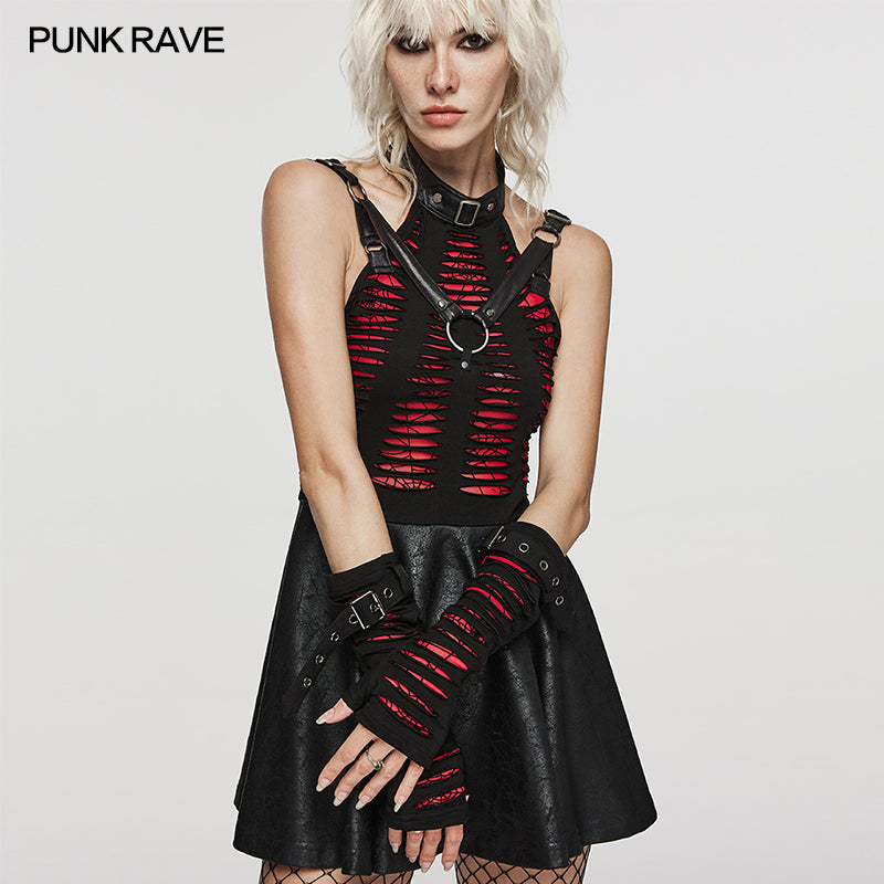 WS-490SSF Goth cut gloves