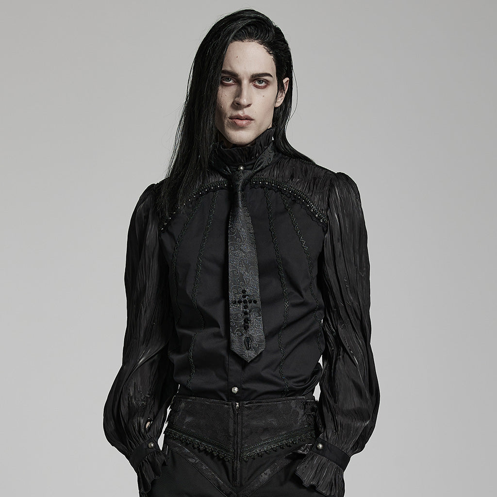 Goth cross tie WS-555LHM - Punk Rave Original Designer Clothing