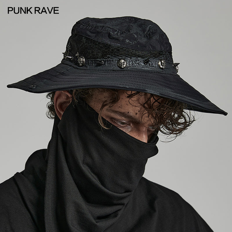 WS-560MZM Post Apocalyptic style distressed hat
