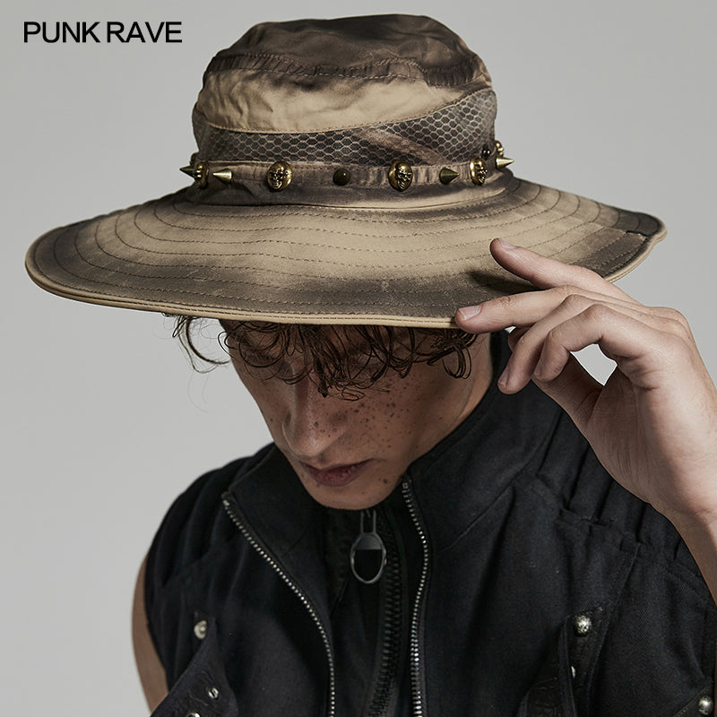 WS-560MZM Post Apocalyptic style distressed hat