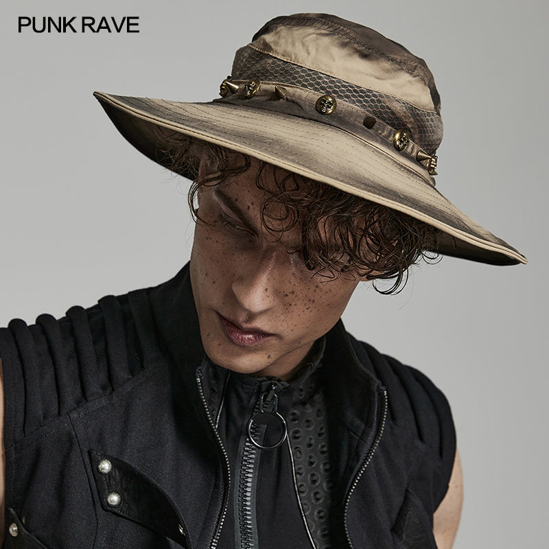 WS-560MZM Post Apocalyptic style distressed hat