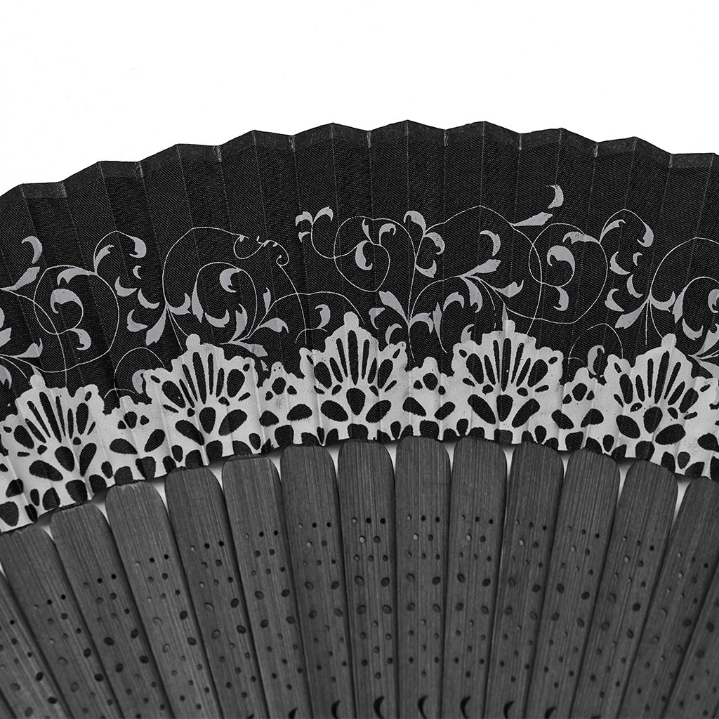 Goth Carving Fan WS-574QTF - Punk Rave Original Designer Clothing