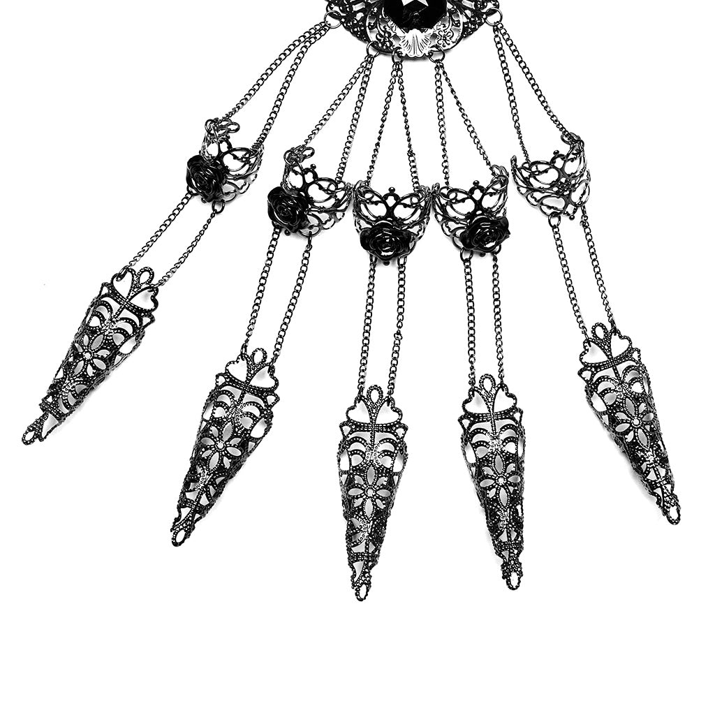 Goth Finger Bracelet WS-575SSF