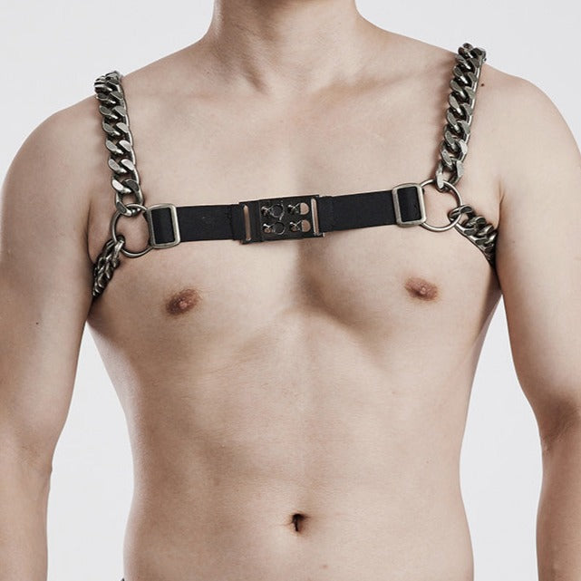 Punk chunky chain harness WS-591QTM - Punk Rave Original Designer Clothing