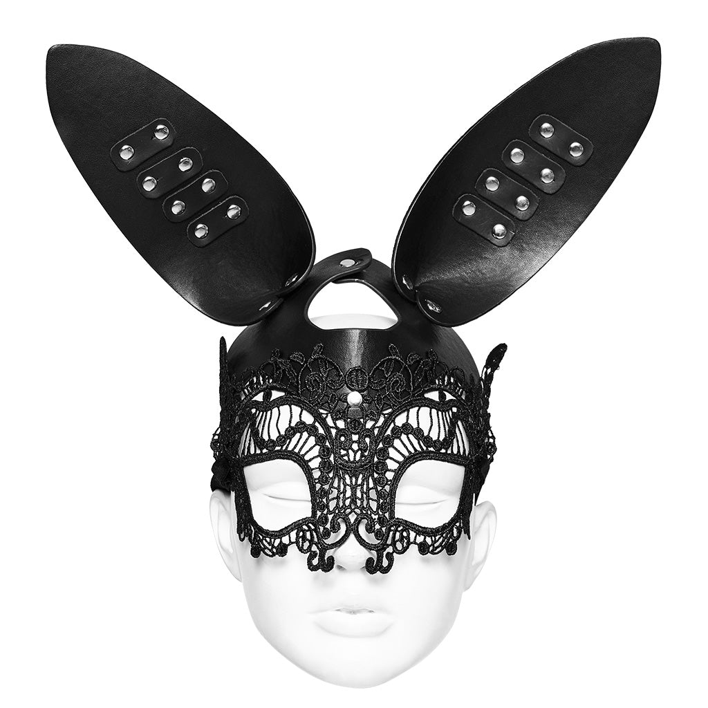 Goth bunny mask WS-594QTF - Punk Rave Original Designer Clothing