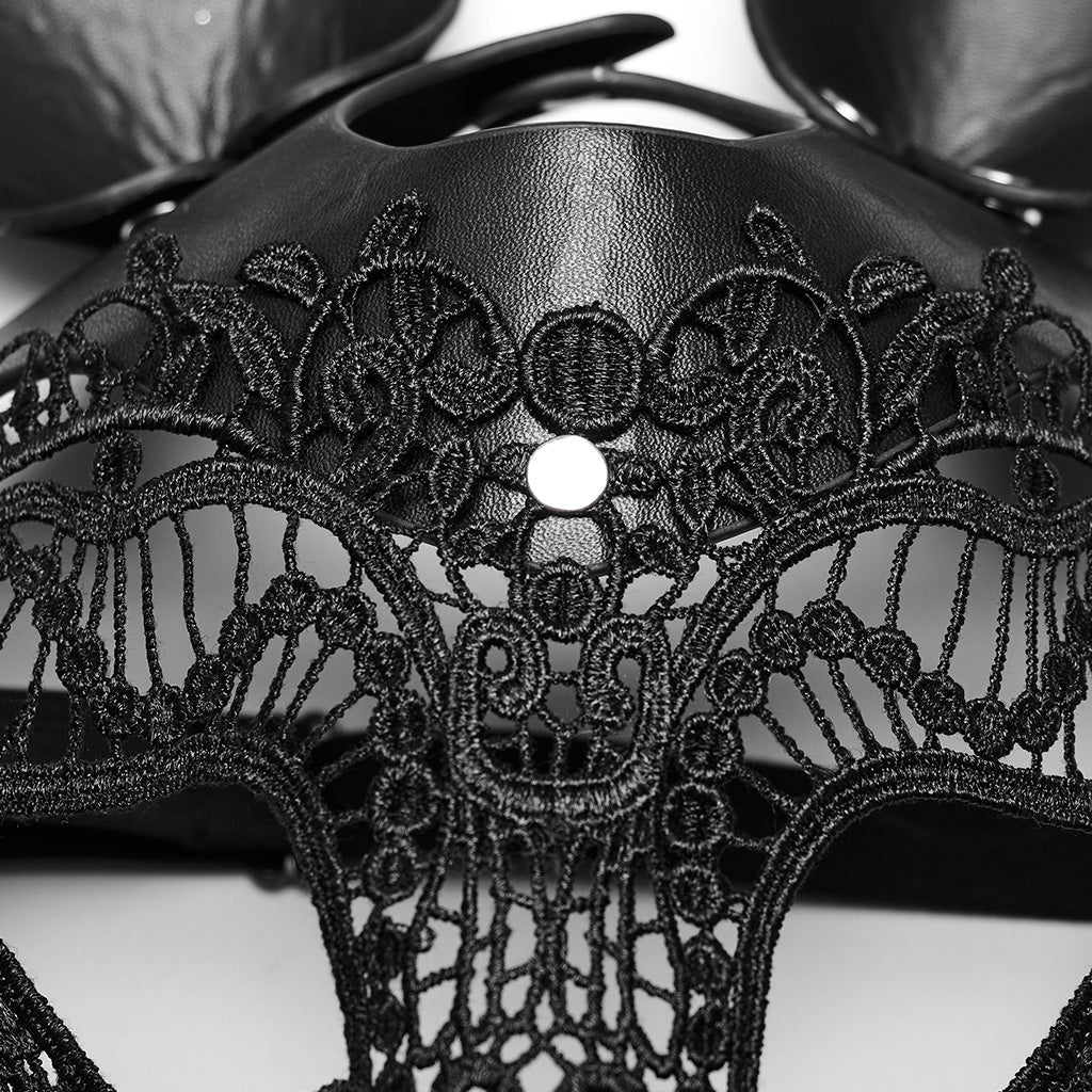 Goth bunny mask WS-594QTF - Punk Rave Original Designer Clothing