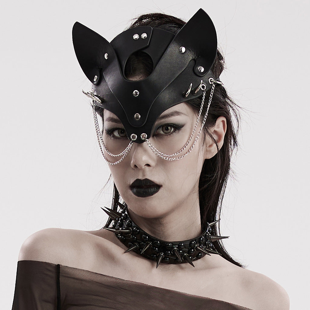 Punk fox mask WS-603QTF - Punk Rave Original Designer Clothing