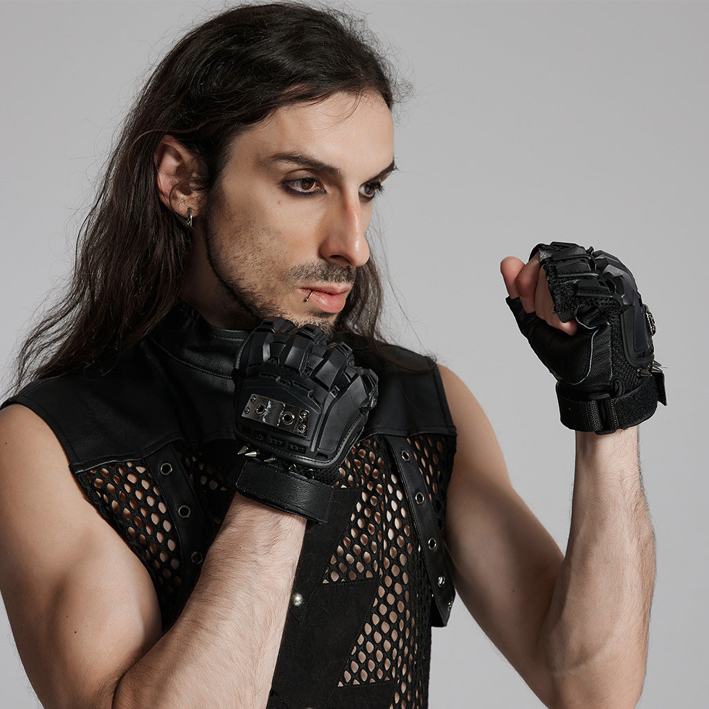 Cyber Punk Armored Gloves WS-698