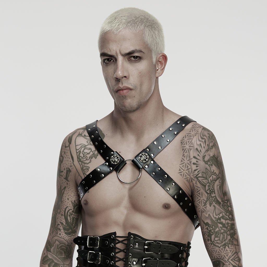 Punk men's harness WS-854