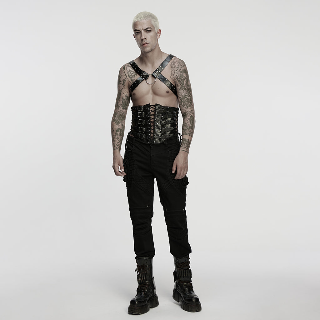 Punk men's harness WS-854