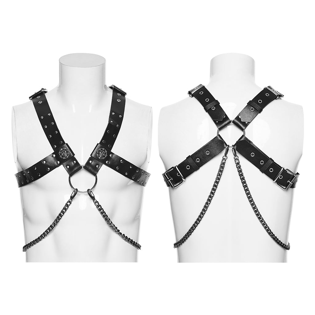Punk men's harness WS-854