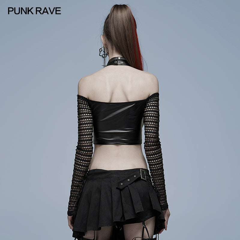WT-690TCF Gothic sexy crop top