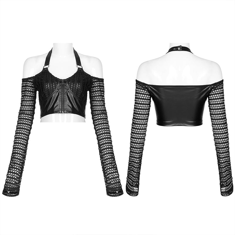 WT-690TCF Gothic sexy crop top