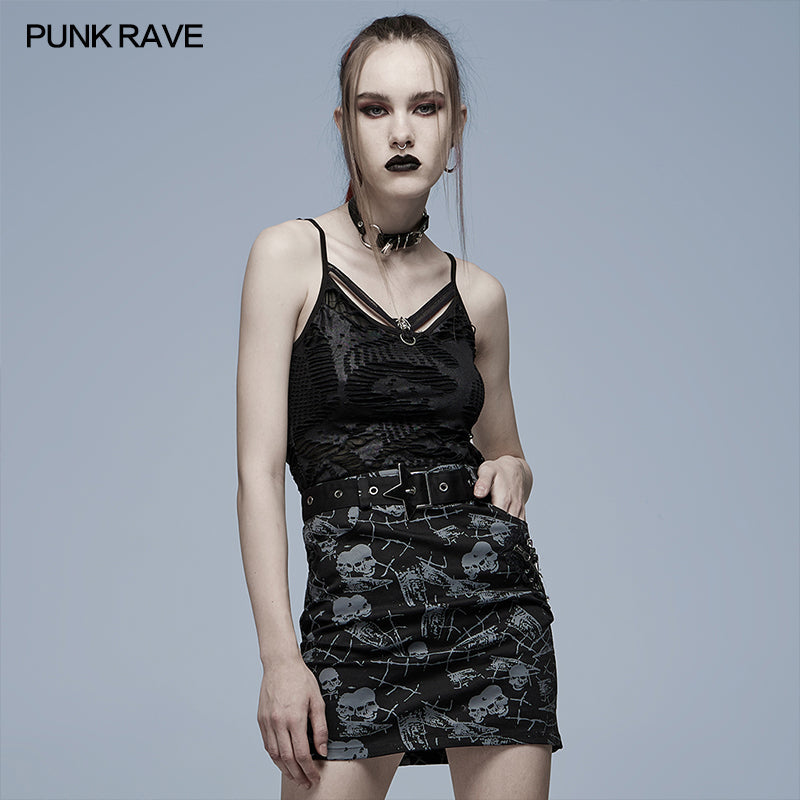 WT-693DQF Goth daily sexy camisoles