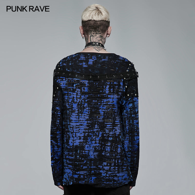 WT-708TCM Punk Daily Wear Printing Sleeveless T-shirt