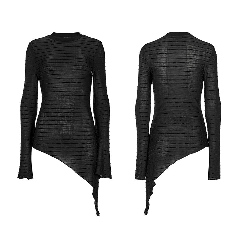 WT-739TCF Daily Gothic stripe T-shirt
