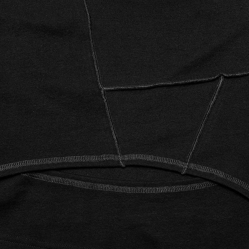 WT-746TCF Punk daily hollow out T-shirt