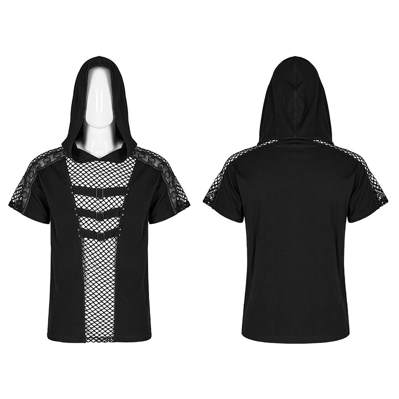WT-769TDM Punk Hooded T-shirt