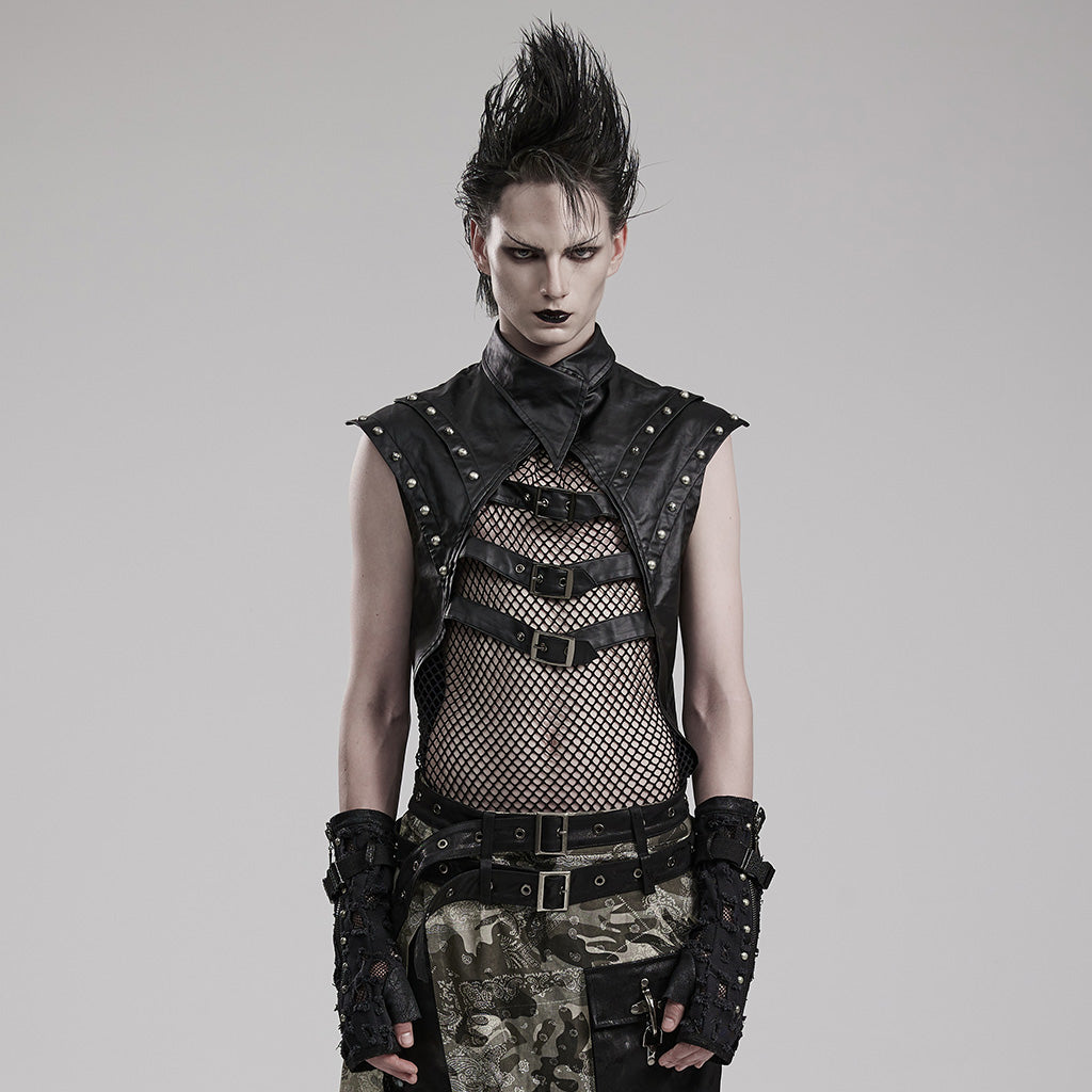 Punk see through vest WT-824BXM - Punk Rave Original Designer Clothing