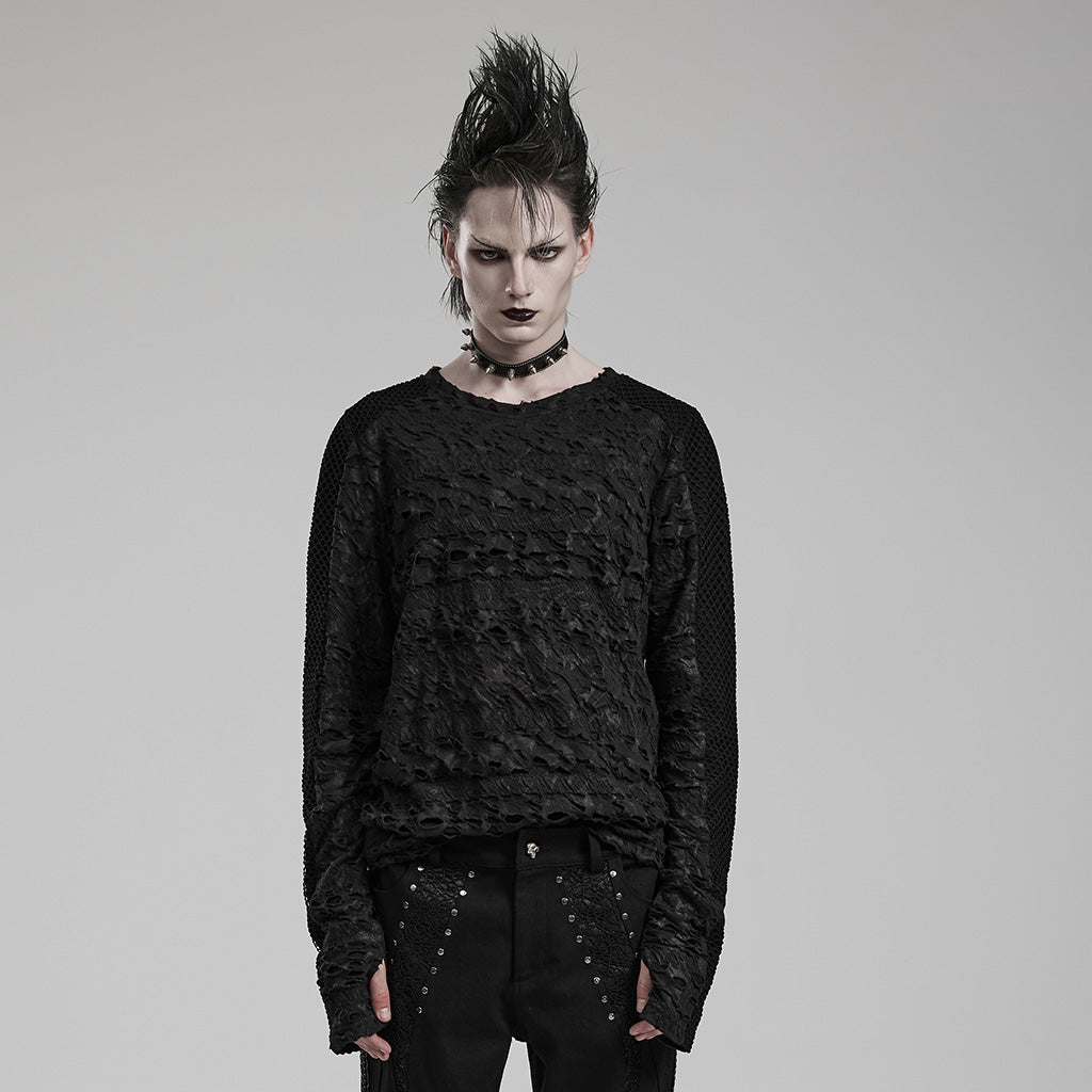 Goth Decadent Long Sleeve T-shirt WT-831TCM - Punk Rave Original Designer Clothing