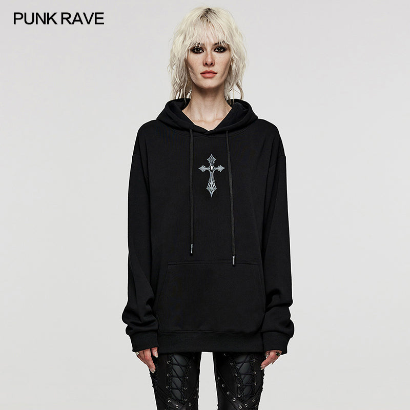 WT-839WYF Hand-stitched Goth Hoodie